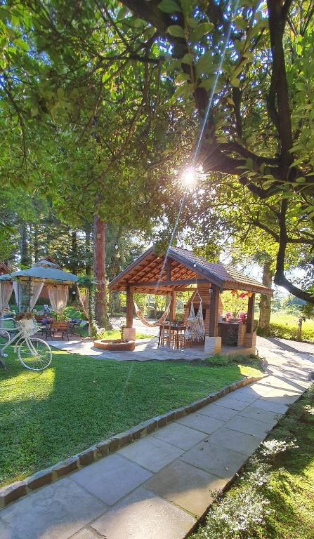 Zahrada ubytování Pousada Árvore Da Coruja