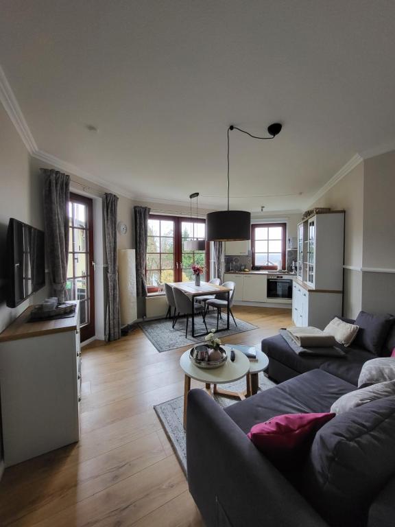 Posezení v ubytování Appartement ZweiteHeimat