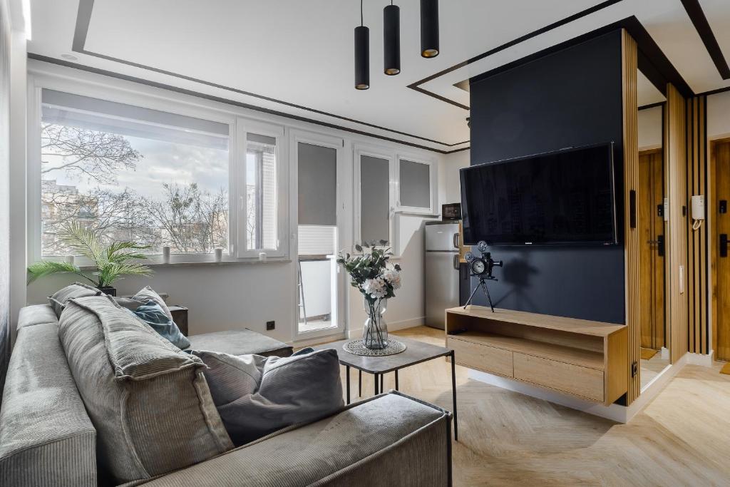 Posedenie v ubytovaní P&O Apartments Sobieskiego - Mokotów