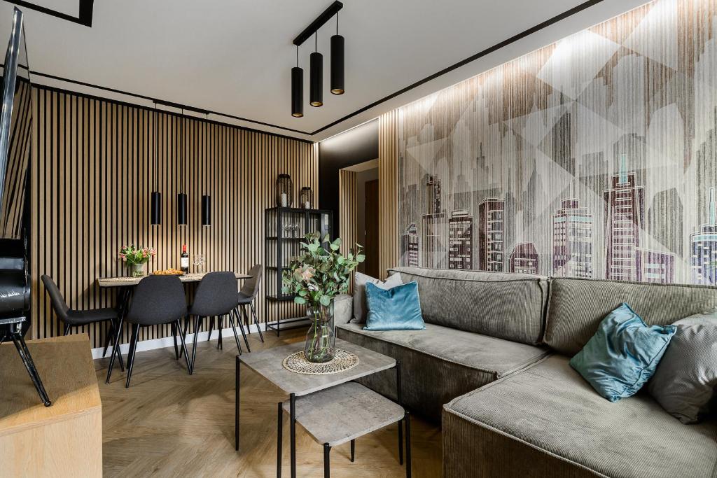 Posedenie v ubytovaní P&O Apartments Sobieskiego - Mokotów