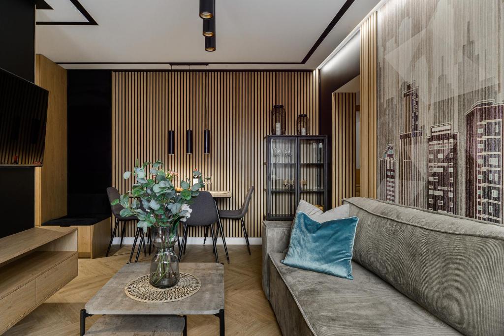 Posedenie v ubytovaní P&O Apartments Sobieskiego - Mokotów