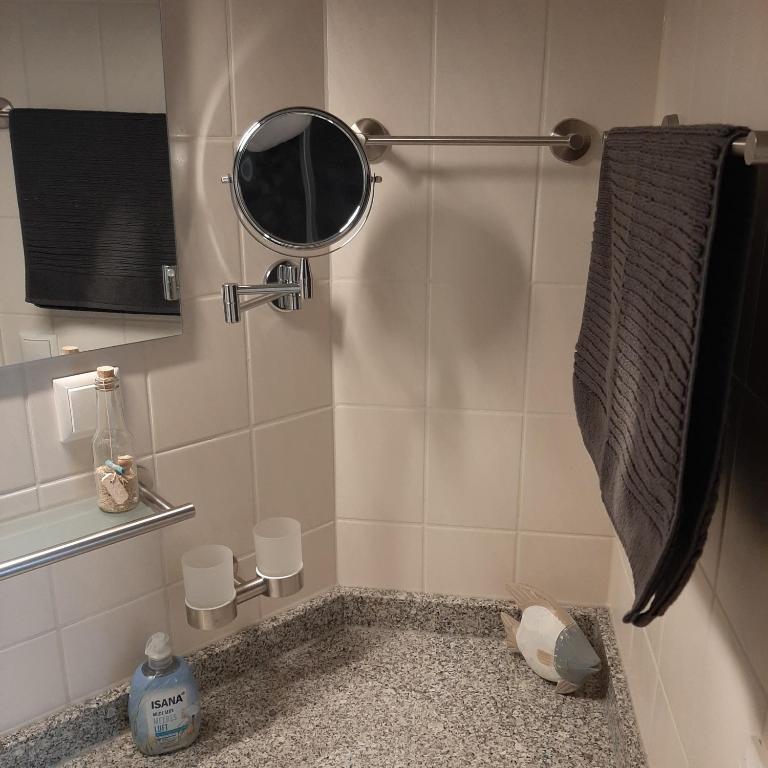 Koupelna v ubytování Seestern