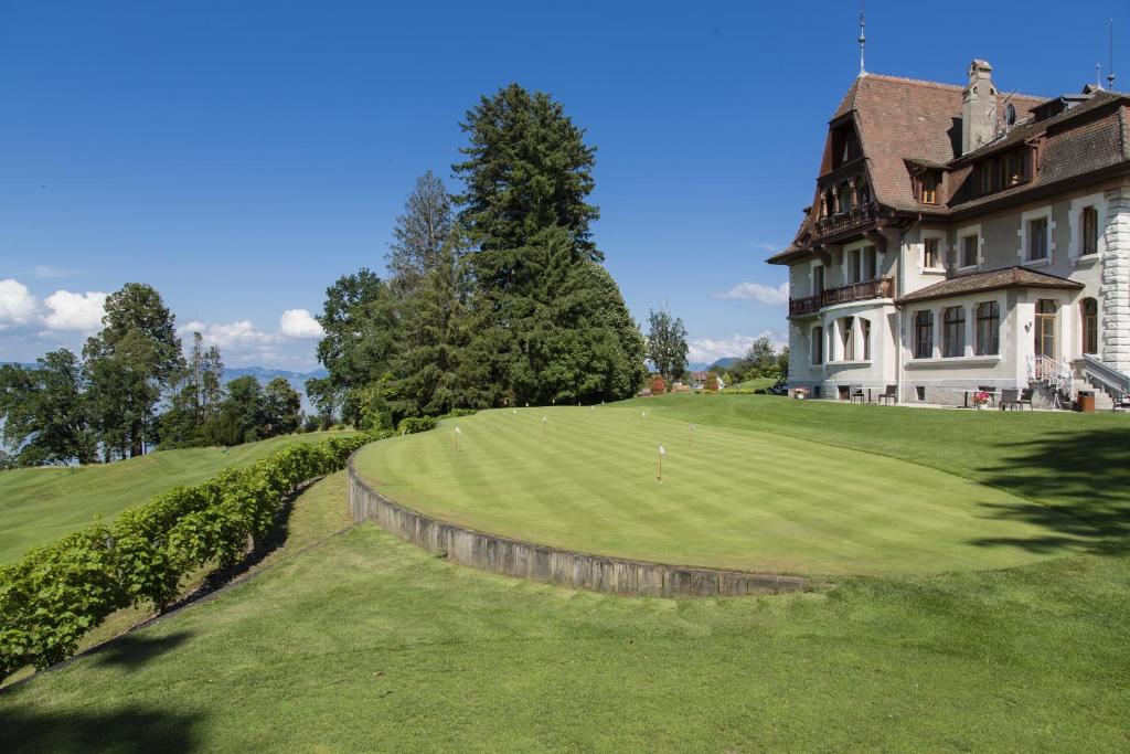 Zahrada ubytování Le Manoir du Golf