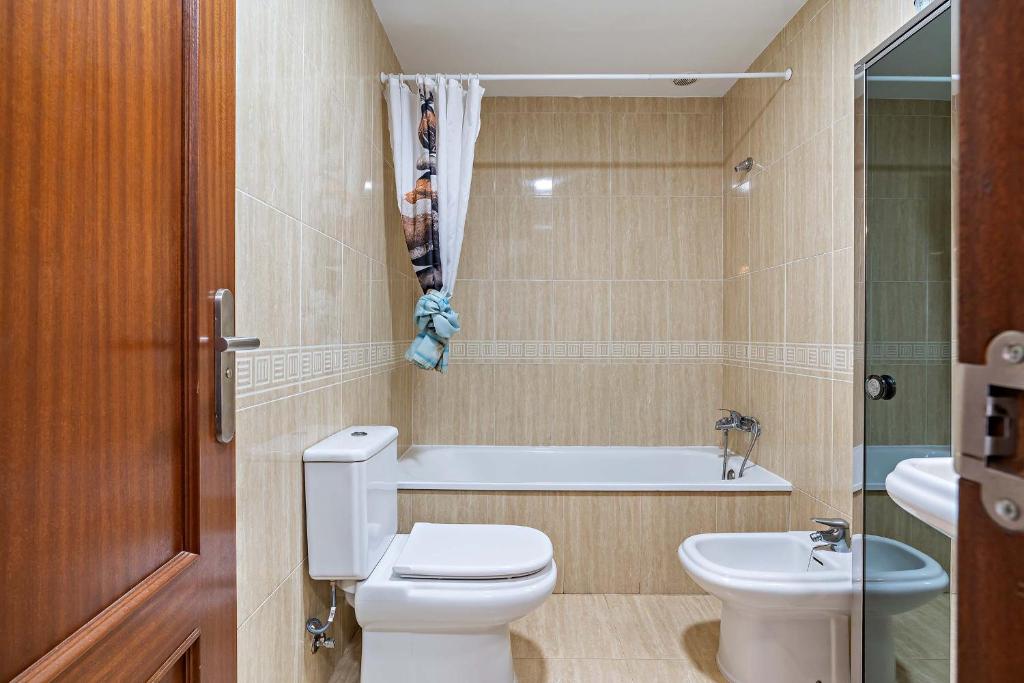 Kúpeľňa v ubytovaní Santa Ana Apartamento