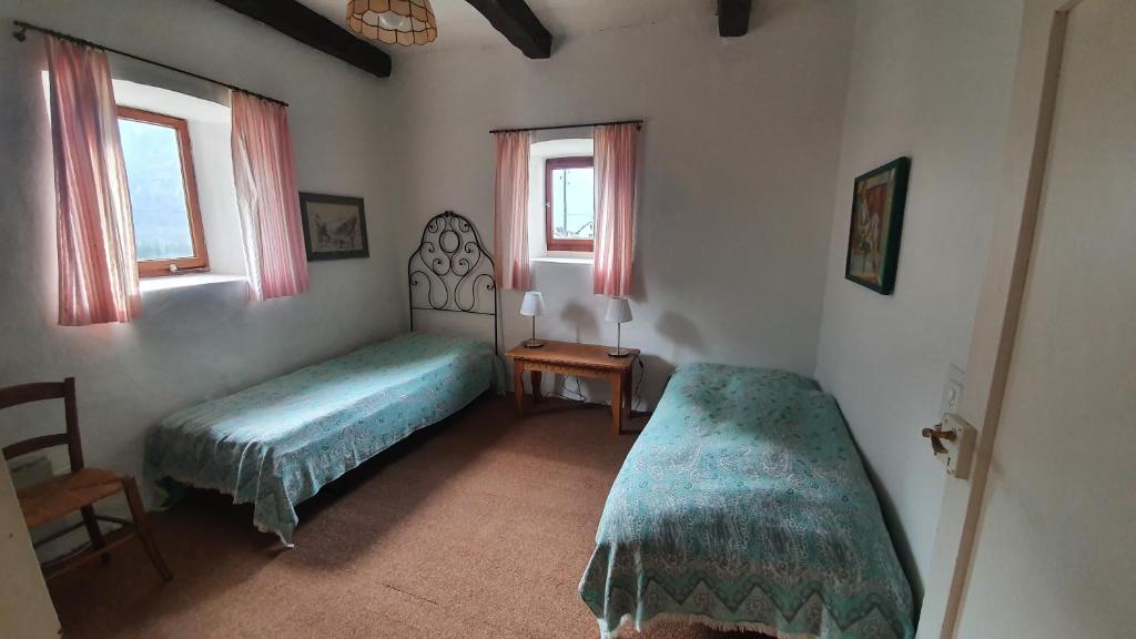 Postel nebo postele na pokoji v ubytování Rustico Pult