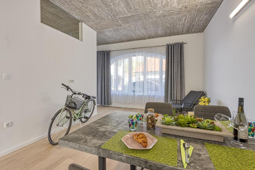 Posezení v ubytování City Apartment Flow Ljubljana - Happy Rentals