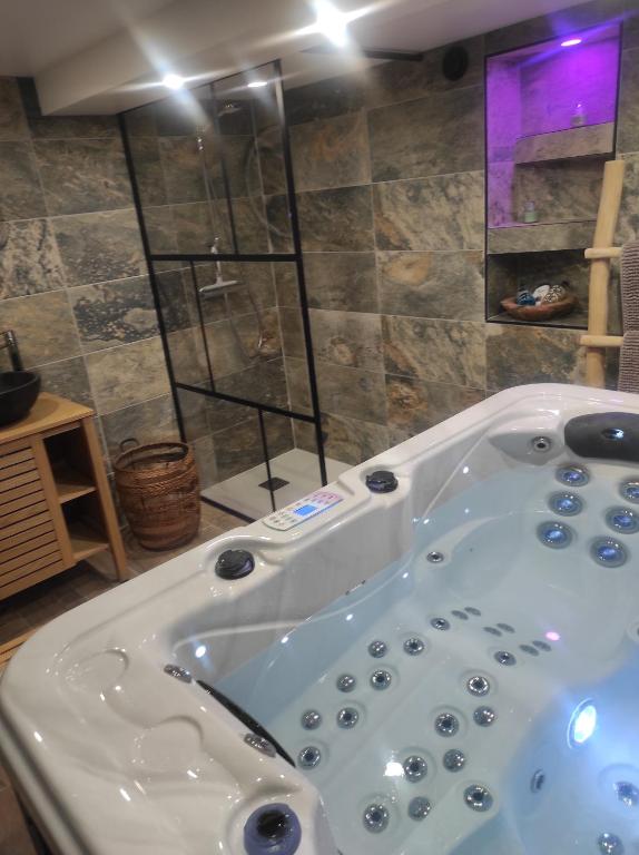 Fotografia z galérie ubytovania Nuit de la sagesse "jacuzzi terrasse et parking privé" v destinácii Rouen