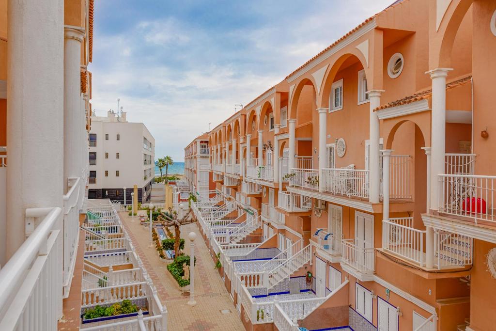 A balcony or terrace at La Mata 002-04
