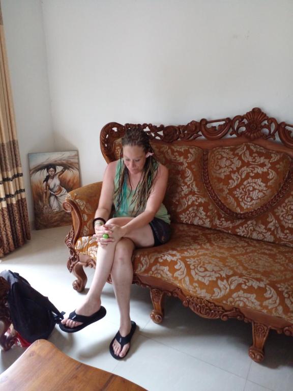 Posezení v ubytování Muthu Villa Sri Lanka