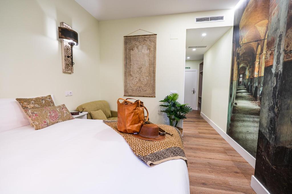 Χώρος καθιστικού στο Center Suite Acebedos