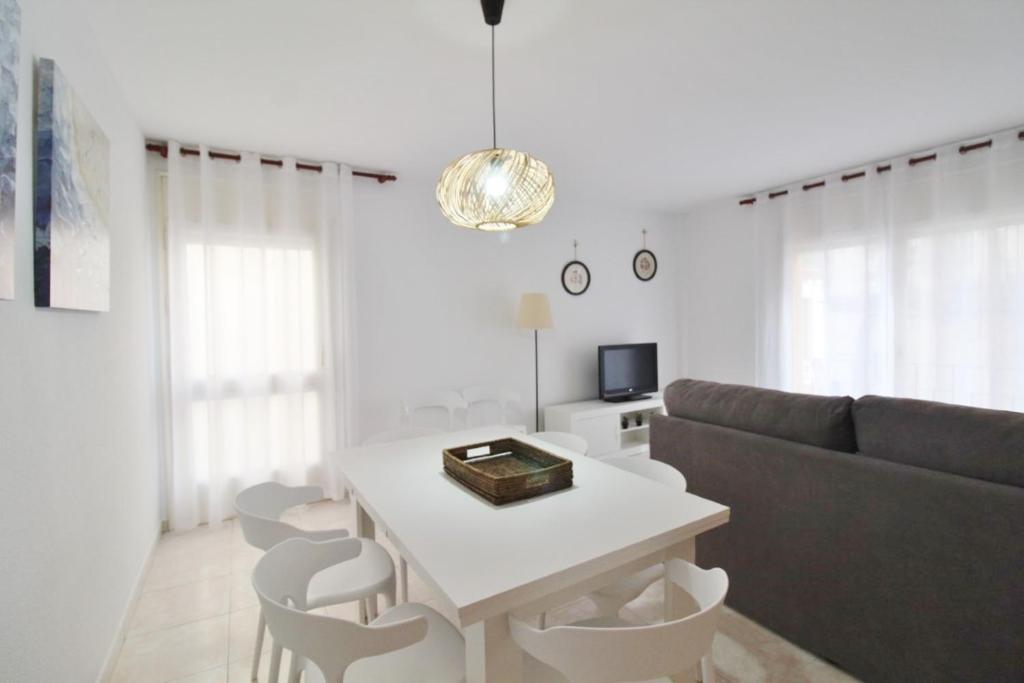 Televízia a/alebo spoločenská miestnosť v ubytovaní La Casa de la Vila