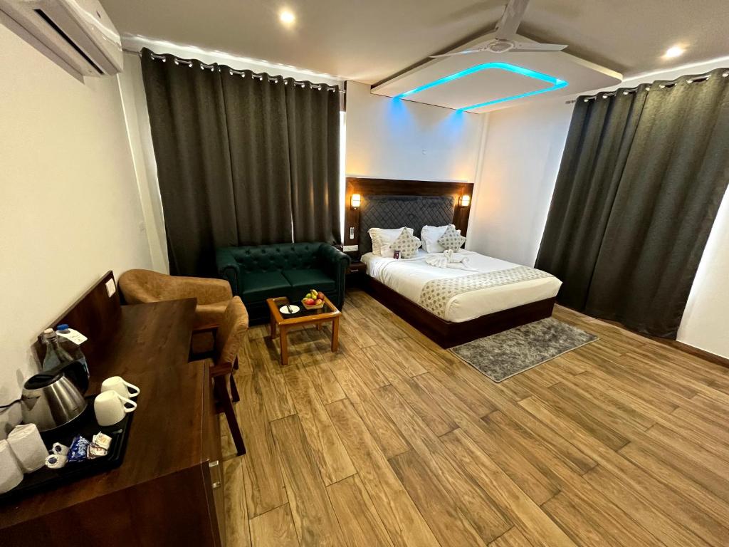 Letto o letti in una camera di Click Collection The Abode, Dharamshala