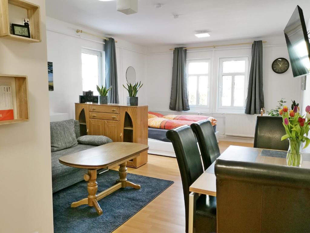 Posezení v ubytování Musashi Apartment 1