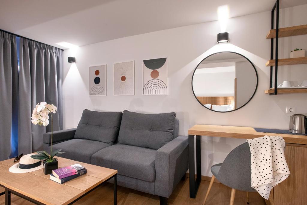 Posezení v ubytování Traveleclectic Apartments