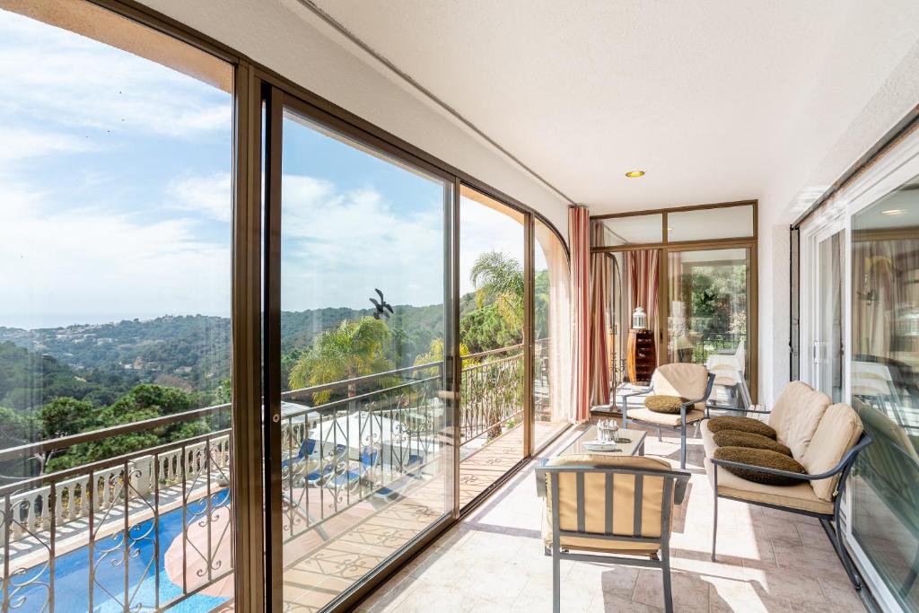 Balkón nebo terasa v ubytování Villa Casa Pollino in Lloret de Mar