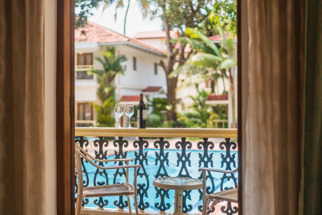Balkón nebo terasa v ubytování Radisson Goa Candolim