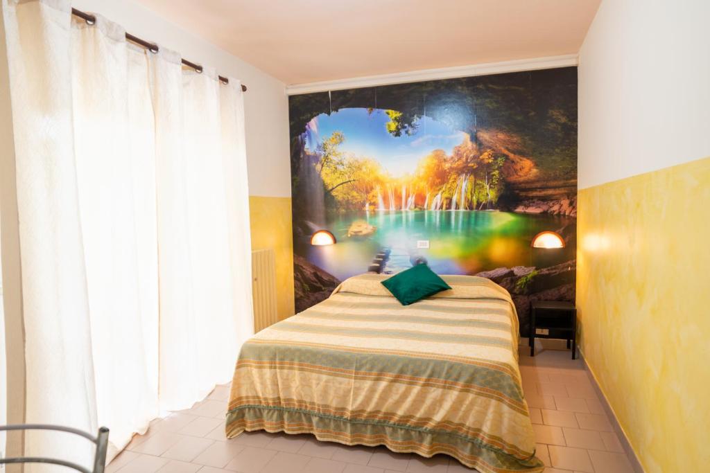 A bed or beds in a room at lidodubaihotel