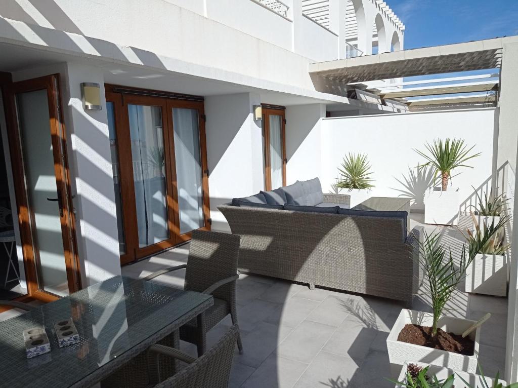 Balkón nebo terasa v ubytování Residencial Xeresa del Monte Solo Familias Serviplaya