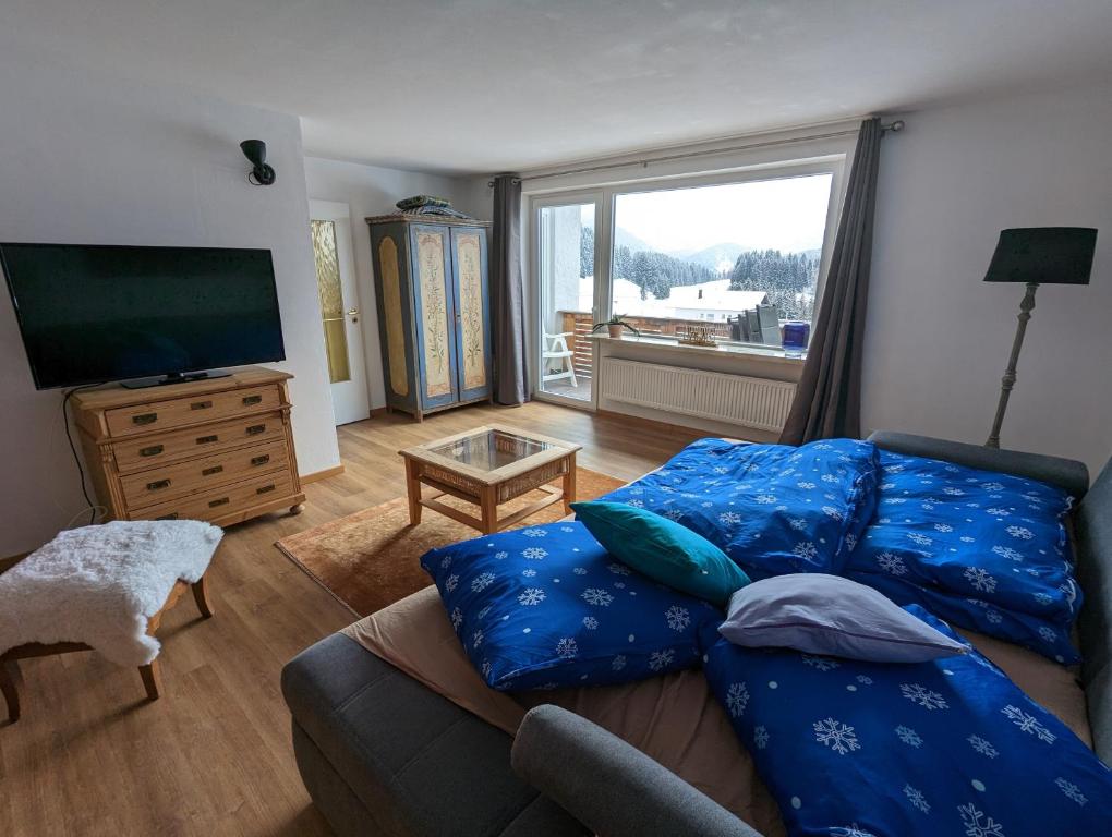 Posezení v ubytování Haus Edelweiss Jungholz