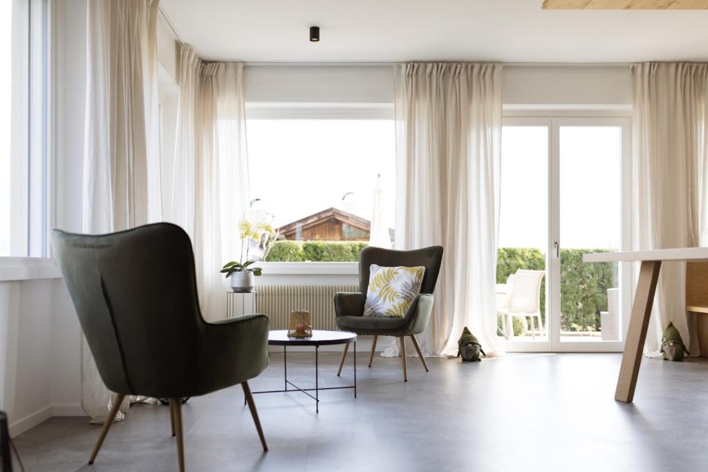 Posezení v ubytování Residence Margreth