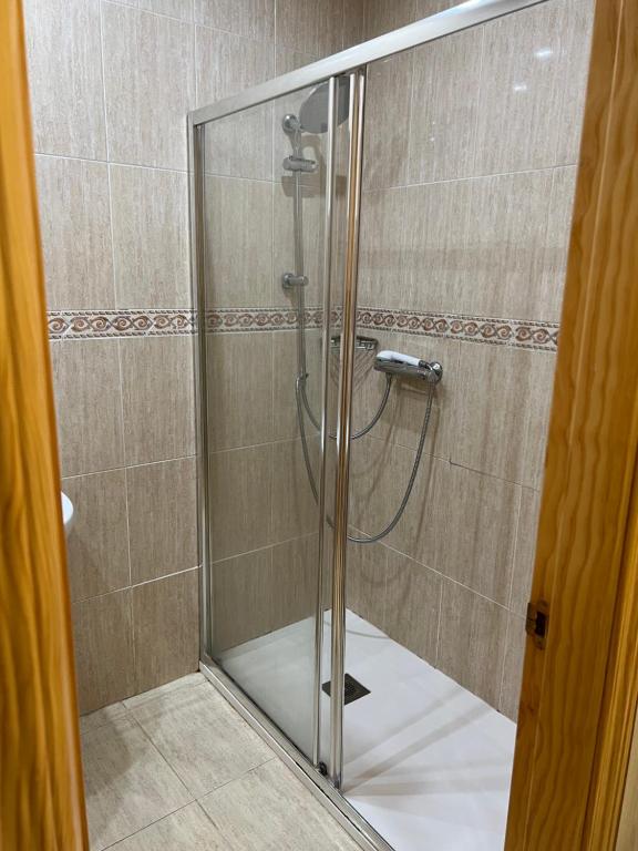 Koupelna v ubytování Hostal 82
