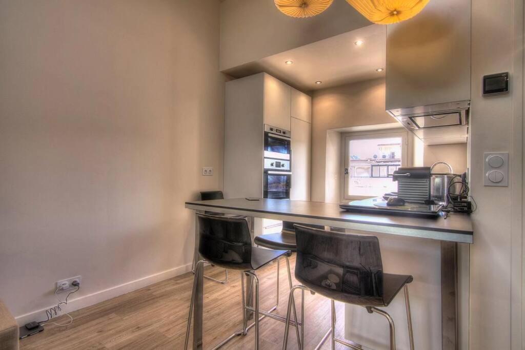 Kuchyňa alebo kuchynka v ubytovaní 9E - Appartement 1 chambre