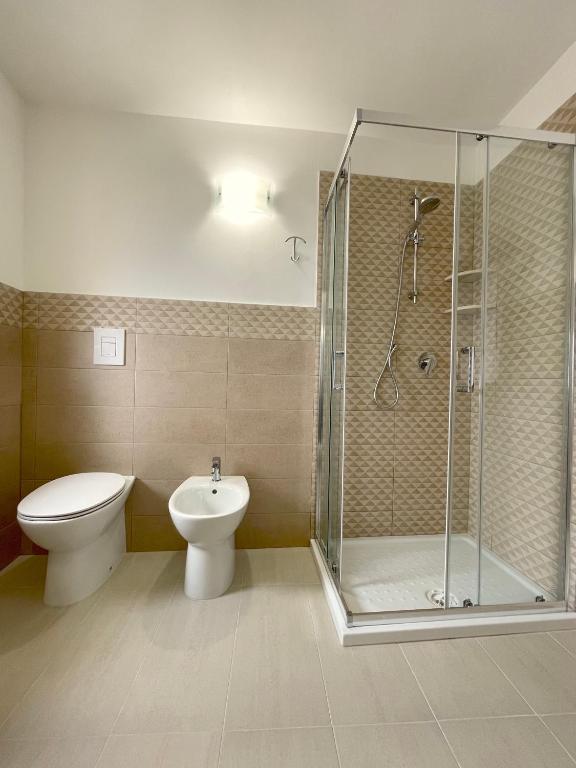 Koupelna v ubytování B&B Casa Desimio