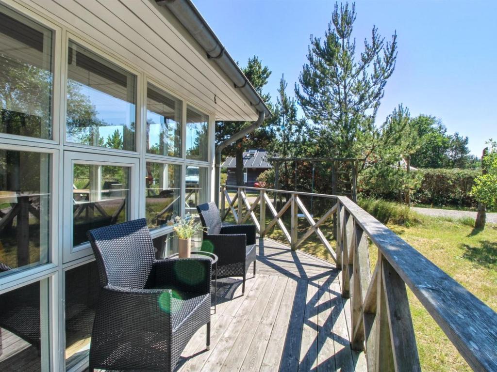 Balkón nebo terasa v ubytování Holiday Home Olof - 100m from the sea by Interhome
