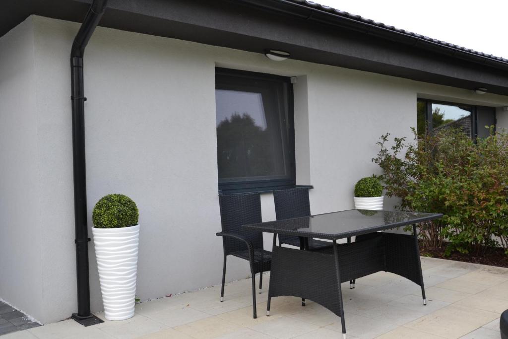 Patio nebo venkovní prostory v ubytování Apartmany u Polanských