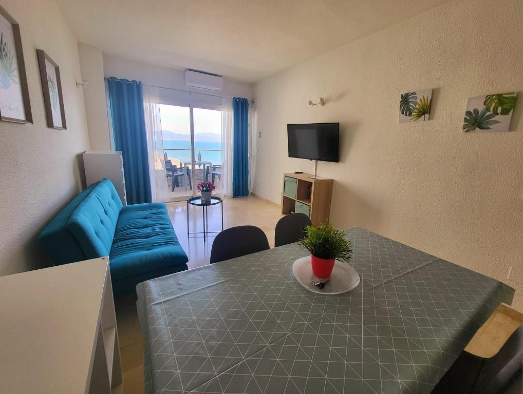 TV a/nebo společenská místnost v ubytování Apartamento SOLSILK