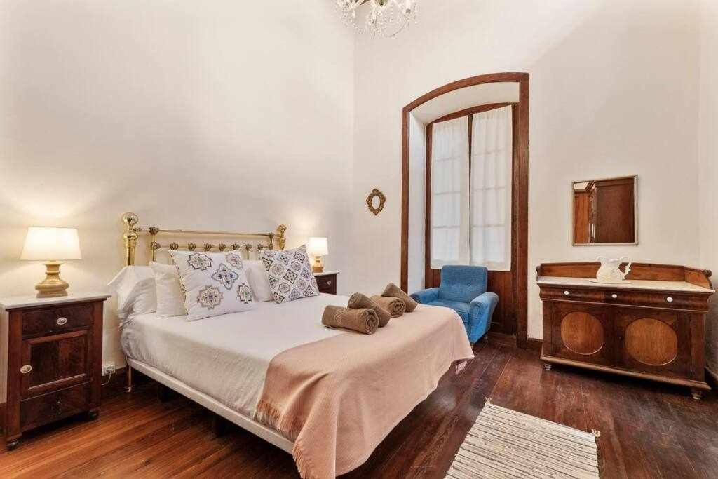 Posteľ alebo postele v izbe v ubytovaní Valls De Quintana Casa Emblemática Arrecife