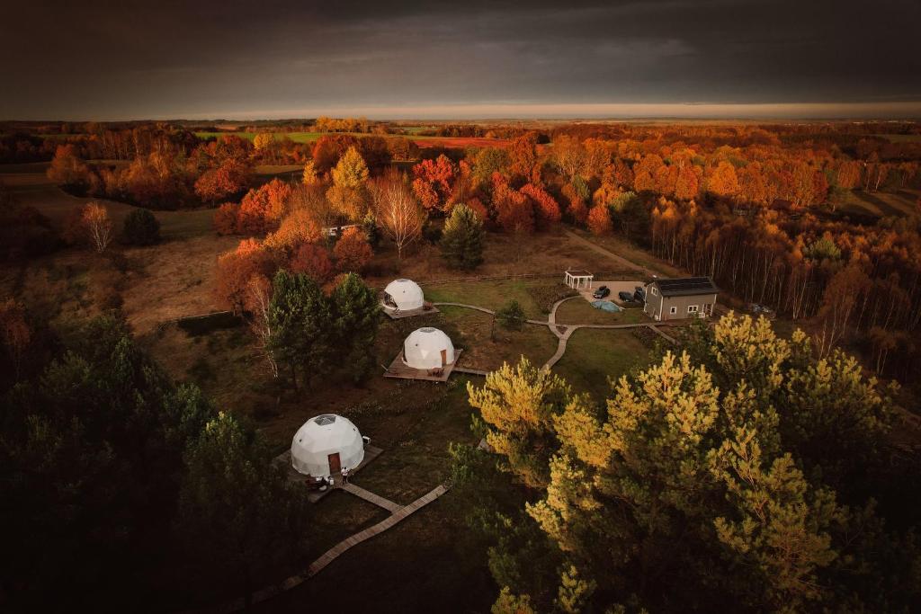 Příroda nedaleko luxury tent