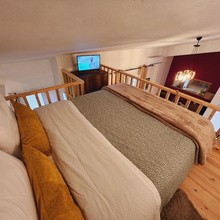 Postel nebo postele na pokoji v ubytování Luxury Loft Apartment Vivian