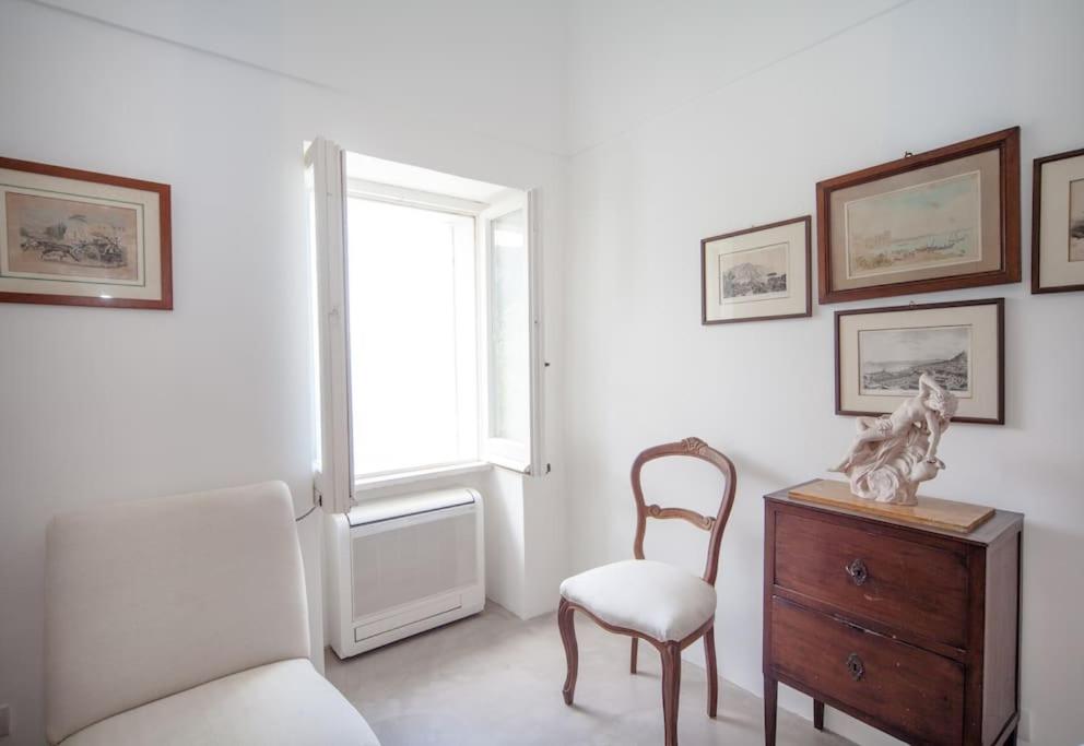 Posezení v ubytování Casa Eolo