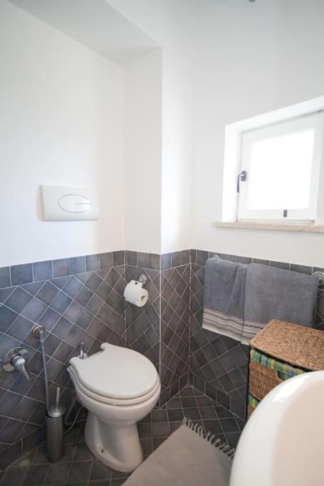 Koupelna v ubytování Casa Eolo