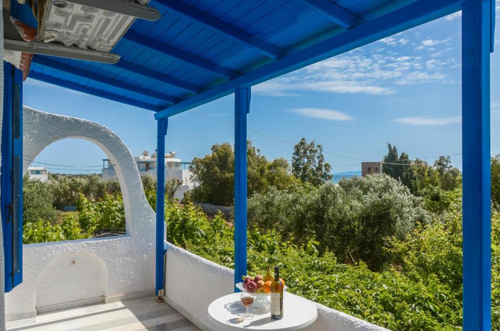 Zahrada ubytování Golden Beach Glyfada Studios