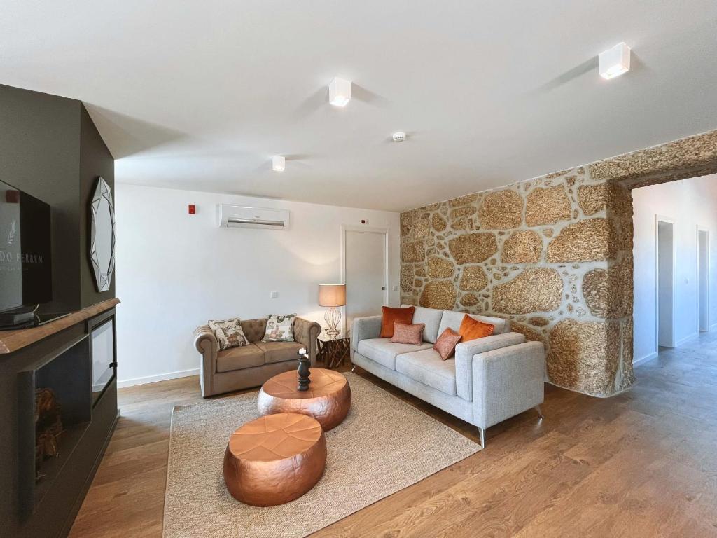 Posezení v ubytování Alto do Ferrum - Boutique Villa