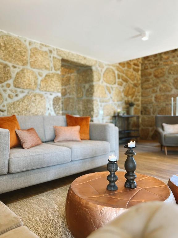 Posezení v ubytování Alto do Ferrum - Boutique Villa