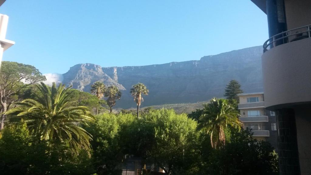 a view of the table mountain from a building at Albany Twelve in Cape Town