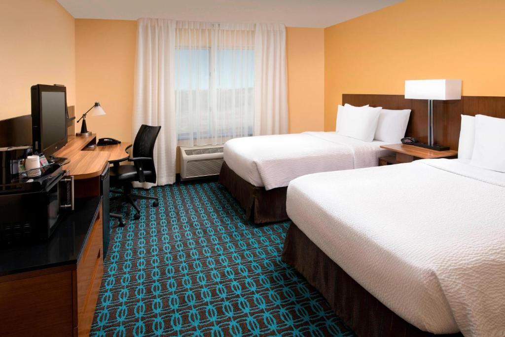 Postel nebo postele na pokoji v ubytování Fairfield Inn & Suites Weatherford
