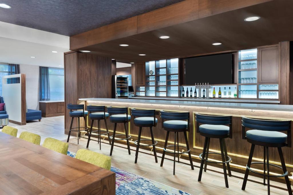 Restaurace v ubytování Residence Inn by Marriott Buffalo Downtown