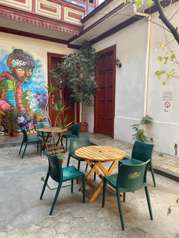 Patio nebo venkovní prostory v ubytování La Casa Roja Hostel