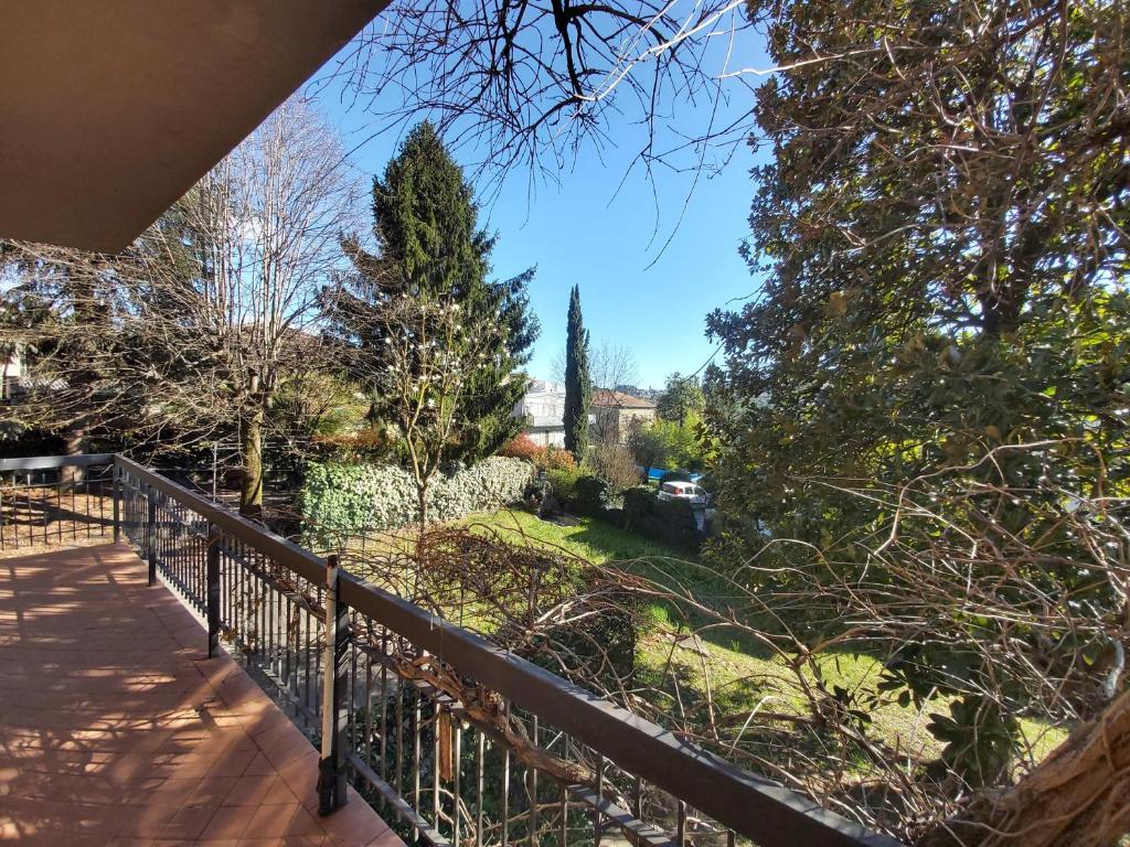 a view from the balcony of a house at Villa Bice in Maresana in Ponteranica