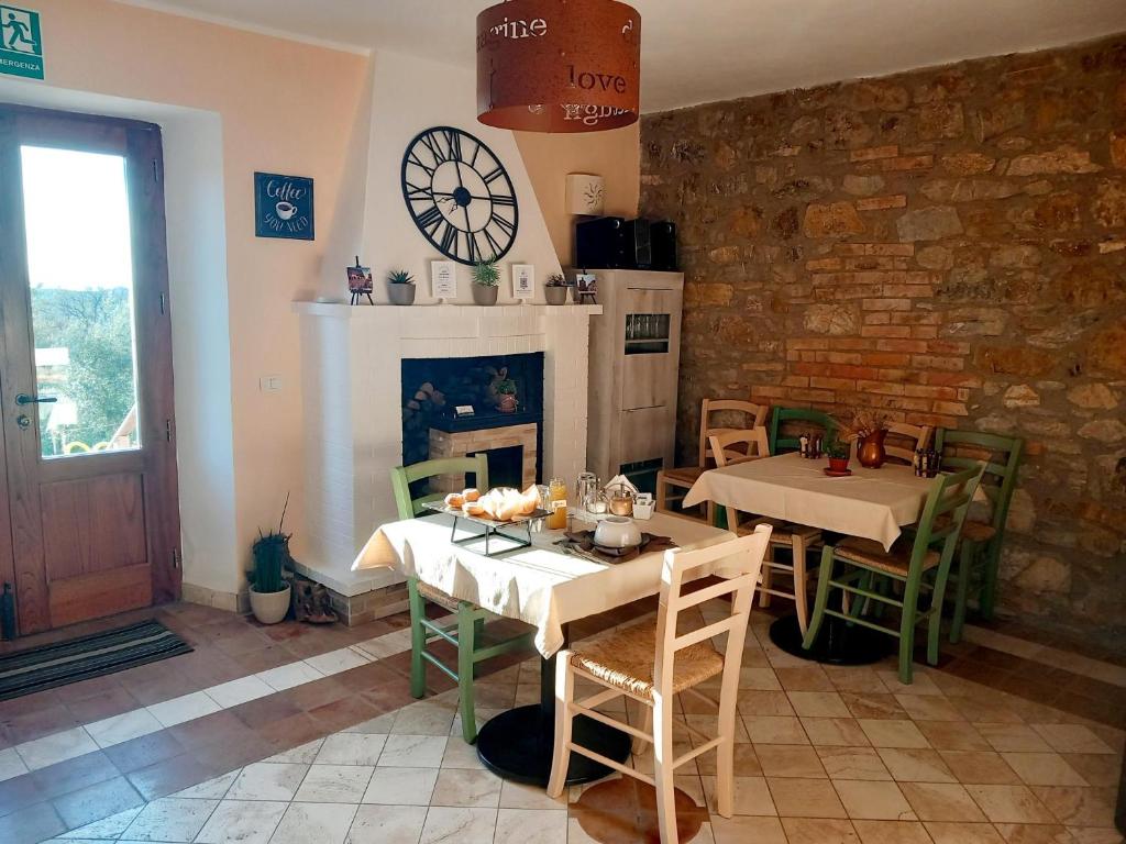 A seating area at B&B Maremma's dream