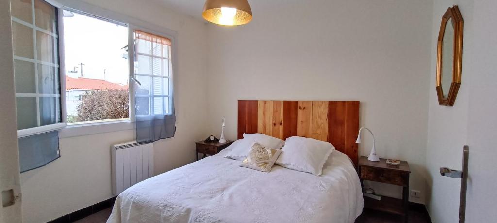 Posteľ alebo postele v izbe v ubytovaní Baleiniers - Maison 6 pers - prox mer - Les sables