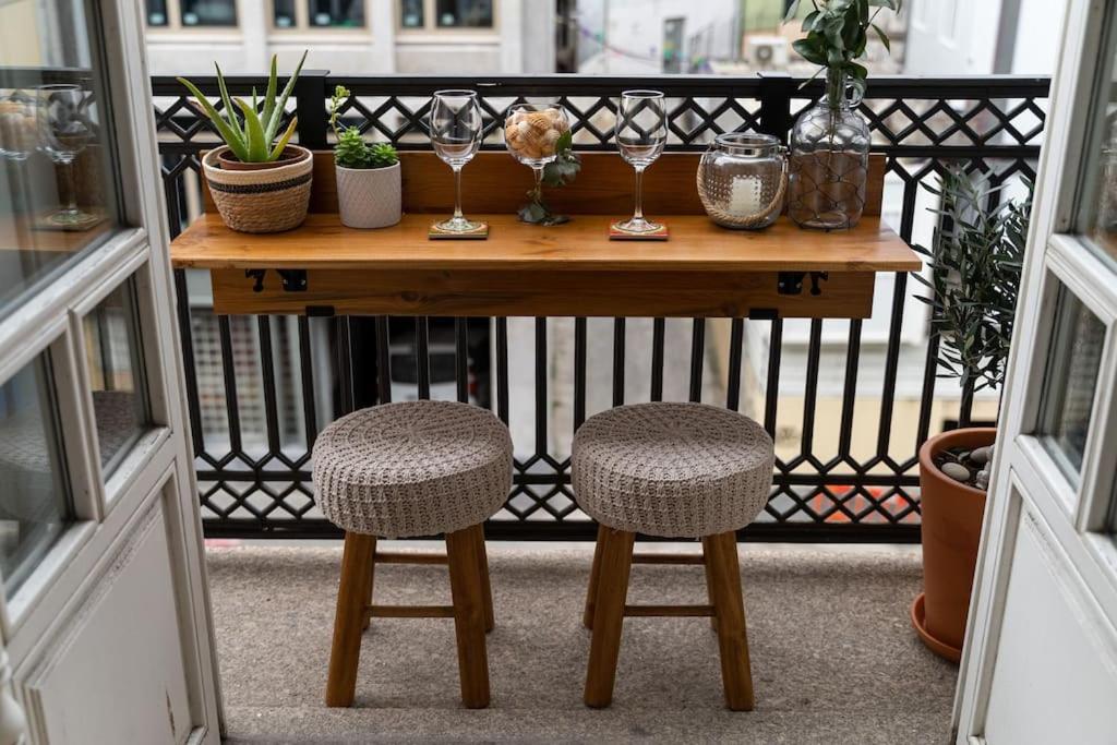 Balkón nebo terasa v ubytování Porto Contemporary Apartment in city center