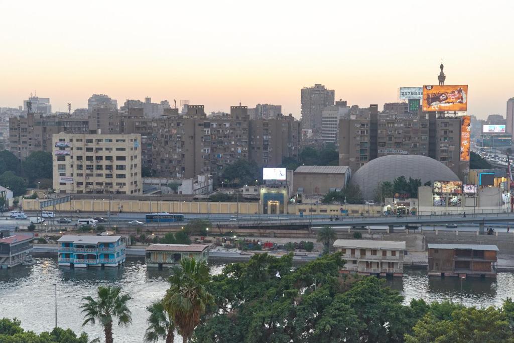 Vista general de El Cairo o vista desde el hostal