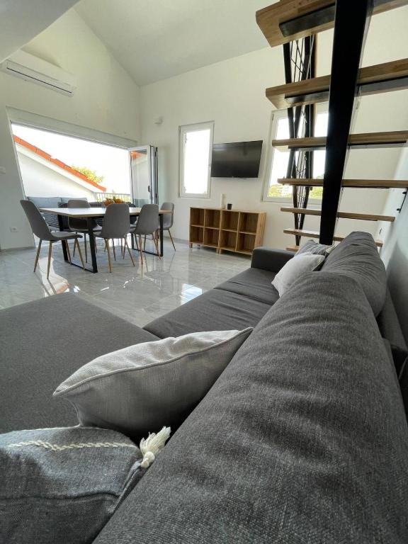 Posezení v ubytování Apartment Olyntha