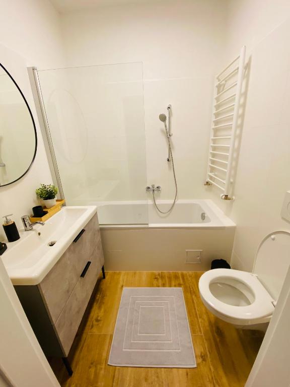 Koupelna v ubytování Apartment Traumblick Berggipfel