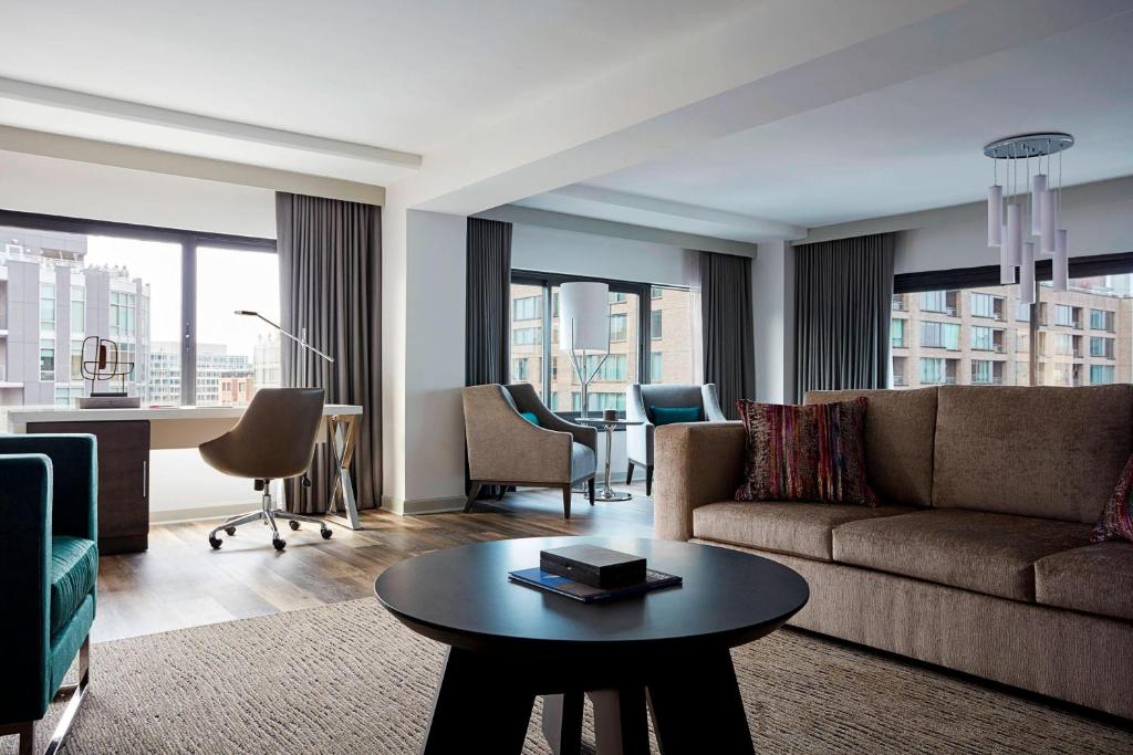 Posezení v ubytování Washington Marriott Georgetown